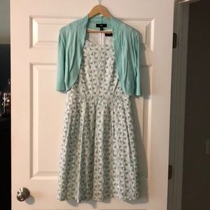 Limited dress size 8, Mossimo shrug size M